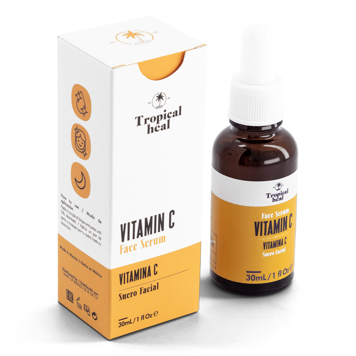 Serum con Vitamina C al 10% antioxidante para piel normal a seca