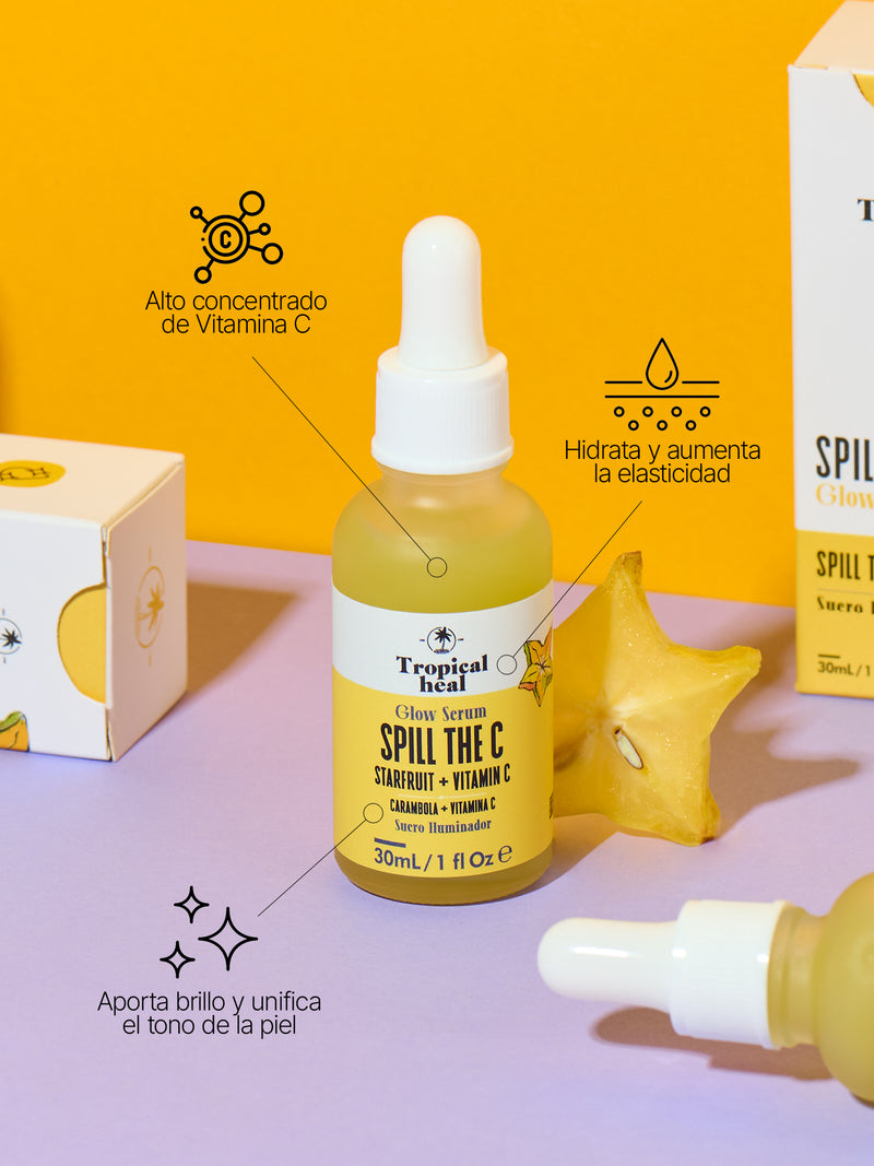 Serum antimanchas con vitamina C y carambola para piel normal a grasa