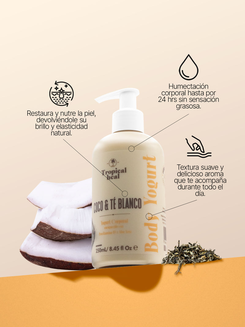Yogurt corporal hidratante enriquecido con provitamina B5