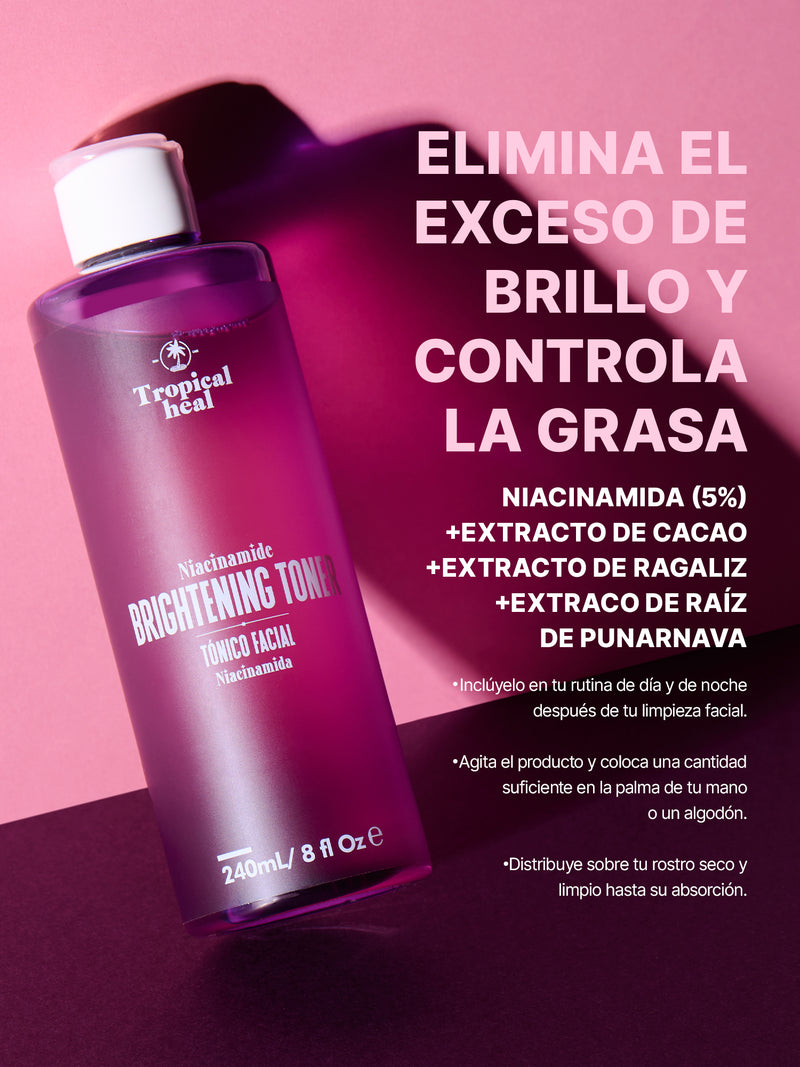Tónico facial con Niacinamida al 5% para todo tipo de piel